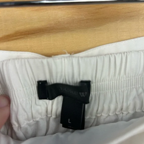 J. Crew White A-Line Skirt with Red Embroidered Trim - Picture 7 of 7